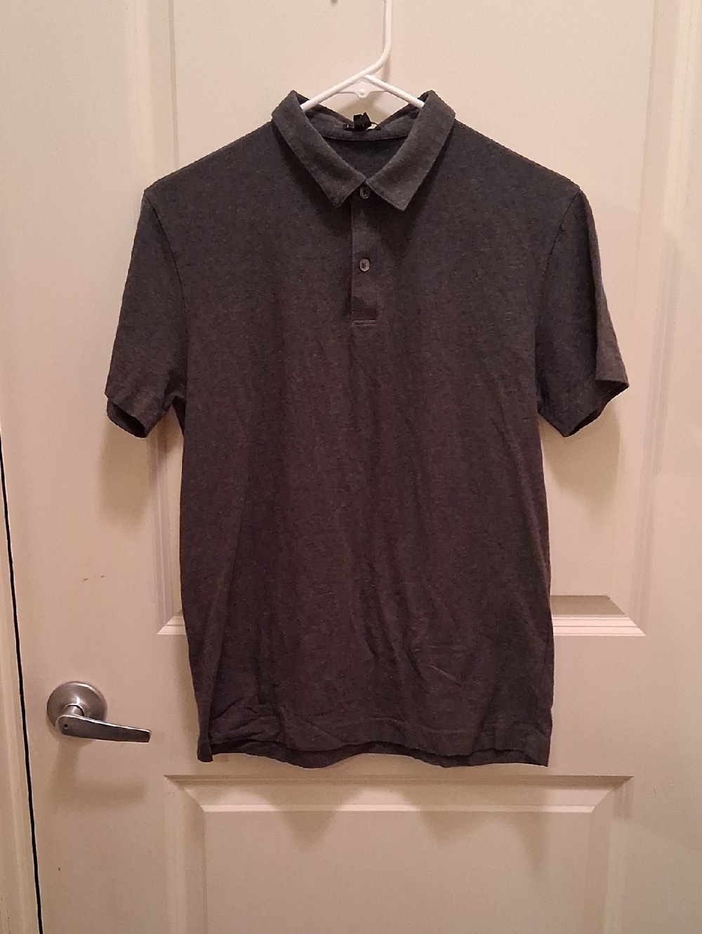 Theory Men's Dark Gray Polo Shirt
